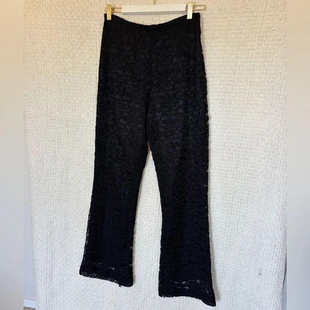 Beaded Flare Lace Pants✨